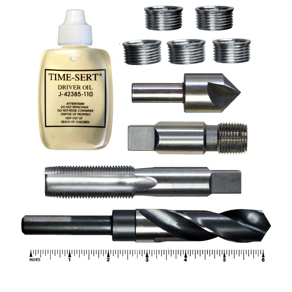 thumbnail image 2 of Time-Sert 0118 1/4-18 NPT Taper Pipe Thread Repair Kit - Made In USA 2 of 4
