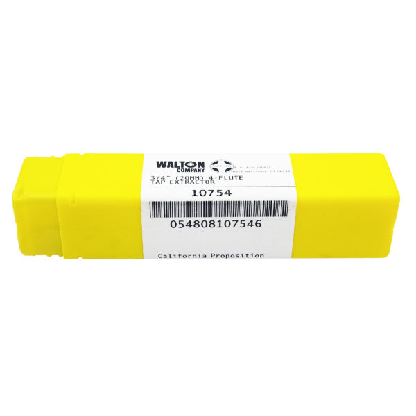 Walton 10754 3/4" 20mm 4-Flute Tap Extractor